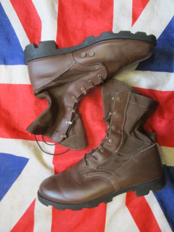 GENUINE wp BRITISH ARMY UKSF sas ISSUE JUNGLE COMBAT BOOTS mtp brown UK 10 L / W