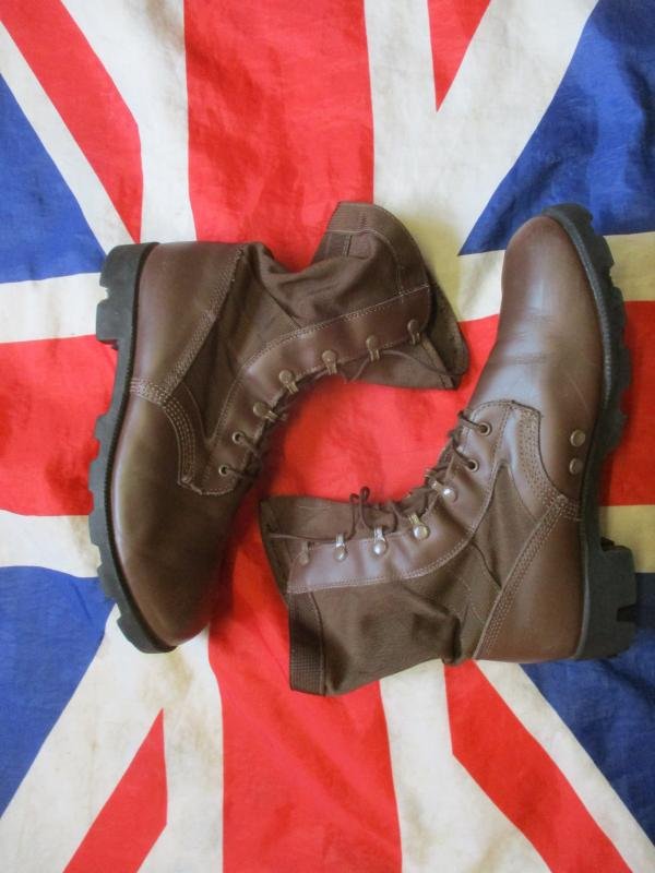 GENUINE wp BRITISH ARMY UKSF sas ISSUE JUNGLE COMBAT BOOTS mtp brown UK 10 L / W — image 2