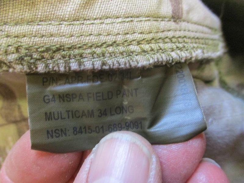 real CRYE PRECISION multicam g4 NSPA GENERATION IIII FIELDPANT TROUSERS 34 L — image 5