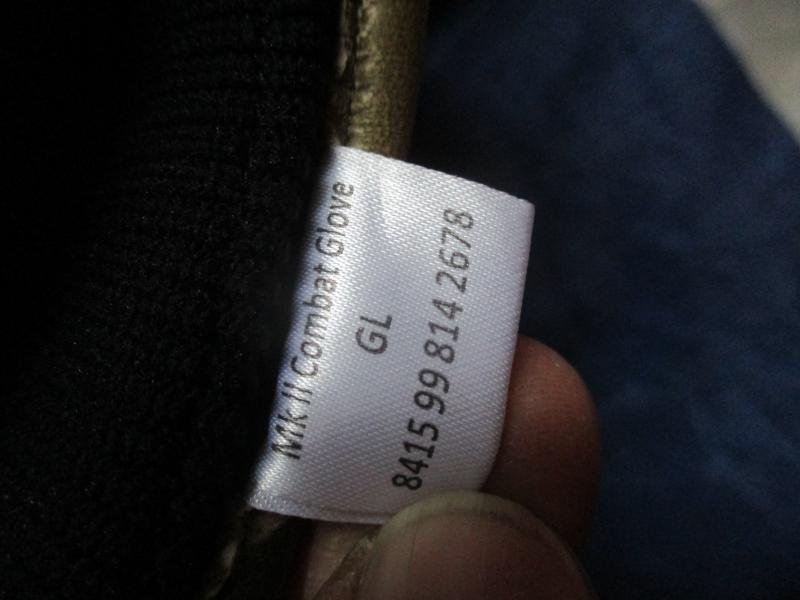 BRITISH ARMY ISSUE mtp camo LEATHER cold weather combat COMBAT GLOVES large NEW — image 3