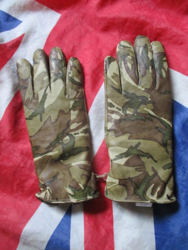 BRITISH ARMY ISSUE mtp camo LEATHER cold weather combat COMBAT GLOVES large NEW — image 4