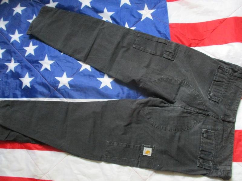 Real CARHARTT USA US BDU M65 aviation CARGO COMBAT TROUSERS black 32X32 - 34' M — image 4