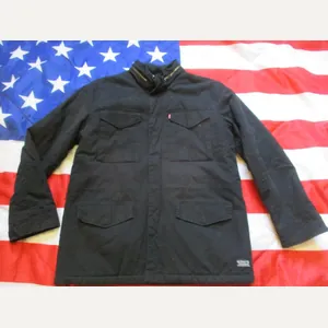 REAL LEVIS sherpa lined US ARMY black M65 field COAT …