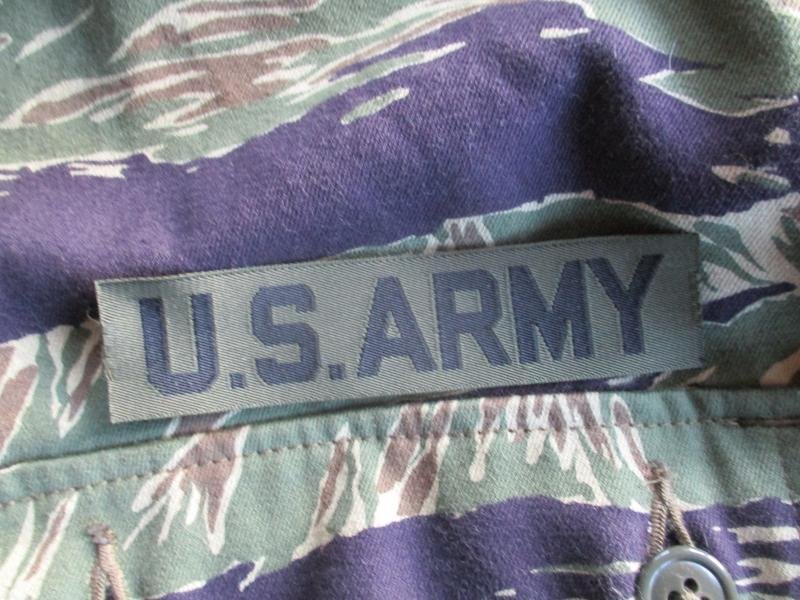 GENUINE issue US ARMY VIETNAM WAR ERA branch tape PATCH subdued M65 BDU new — image 2