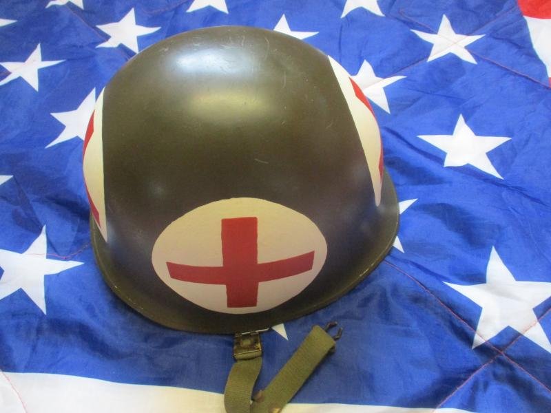 1977 dated liner US ARMY USMC medics issue Vietnam war m1 helmet — image 4