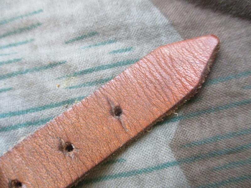 ORIGINAL WW2 GERMAN ARMY / LUFTWAFFE / WAFFEN SS / KRIEGSMARINE m40 m35 m42 BLACK LEATHER HELMET CHIN STRAP — image 5