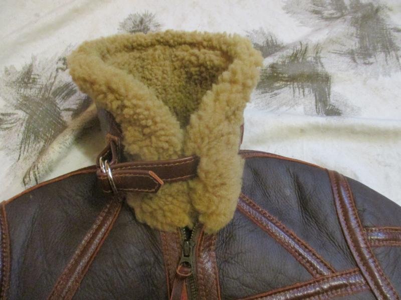 rare AERO LEATHER CO kids childs WW2 RAF SPITFIRE BOMBER PILOTS SHEEPSKIN JACKET COAT — image 5