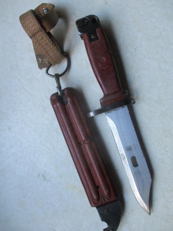 AK47 BAYONET bakerlight type 1981 dated AFGHANISTAN WAR BRING BACK — image 3