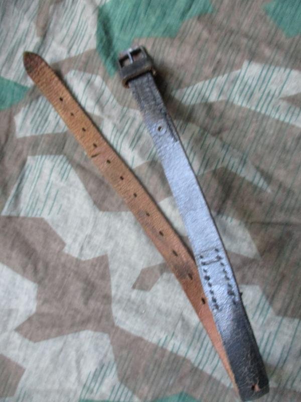 GERMAN ARMY Waffen SS WW2 ZELTBHAN ZELT PONCHO / mess tin STRAP 1954 post war but same ww2 ones — image 3