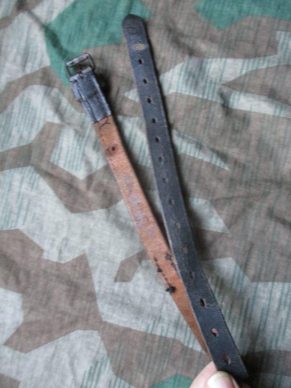 GERMAN ARMY Waffen SS WW2 ZELTBHAN ZELT PONCHO / mess tin STRAP 1954 post war but same ww2 ones — image 4