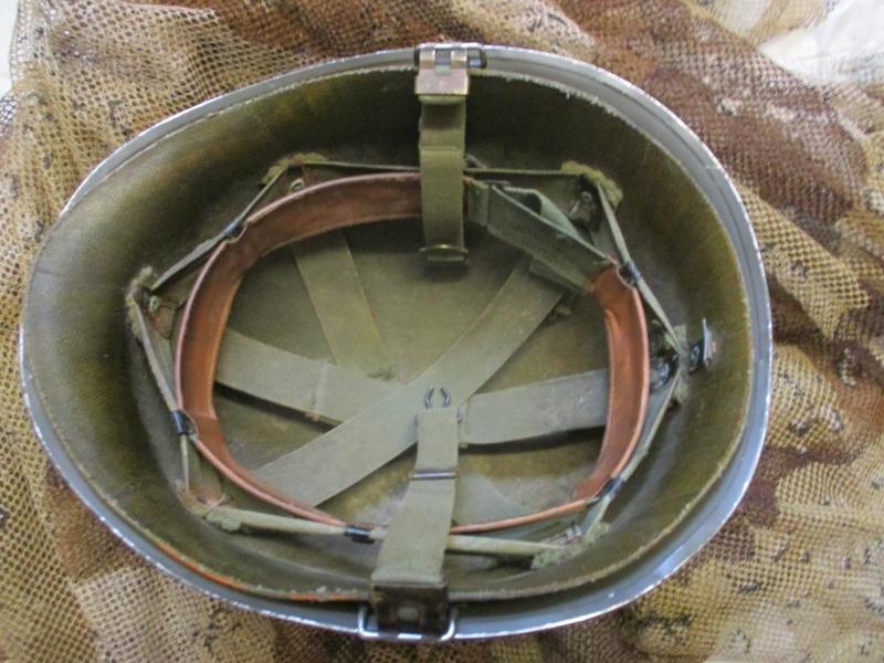 1977 dated liner US ARMY usa USMC medics issue ww2 - Vietnam war m1 helmet — image 2