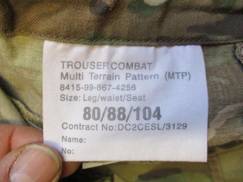 BRITISH ARMY MTP combat 95 soldier 95 jungle TROUSERS PANTS 34' medium 80/88/104 — image 2