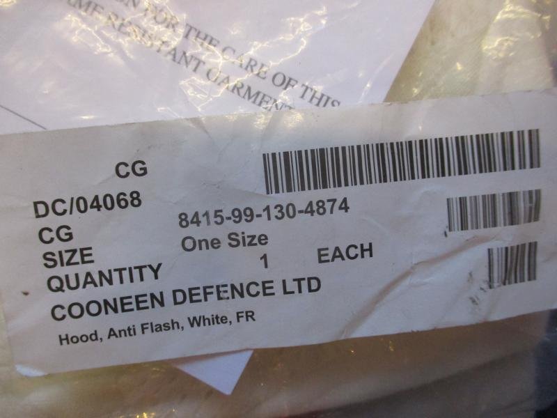 ROYAL NAVY ARMY ISSUE FLAME RESISTANT flash hood BALACLAVA arctic HELMET LINER — image 4