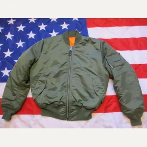 REAL ORIGINAL ALPHA INDUSTRIES USA MA1 bomber pilot JACKET COAT …
