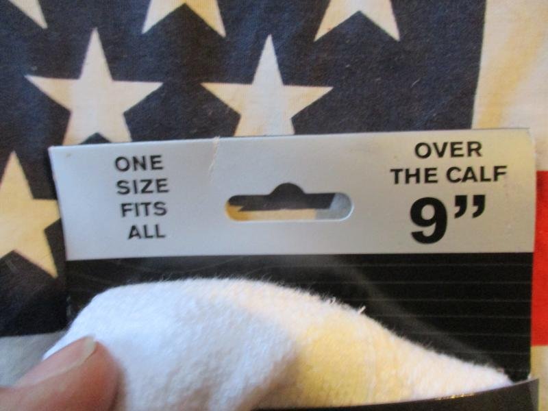 GENUINE 5.11 511 TACTICAL comat boot 9' coolmax SOCKS sf police leaf NEW WHITE — image 2