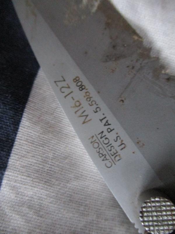 CRKT COLUMBIA RIVER KNIFE . made in usa . CARSON DESIGN M16 -12Z tanto blade part serated CLIP LOCK KNIFE — image 4