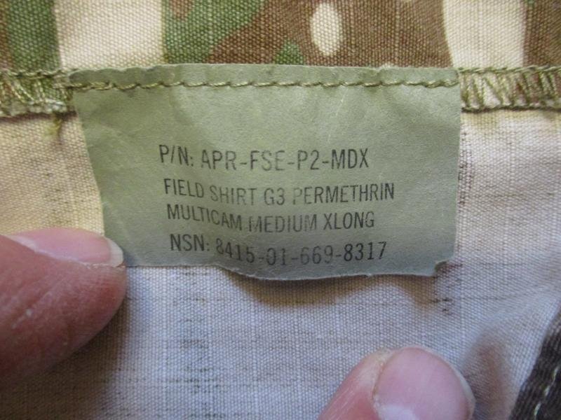 REAL ussf issue GEN III G3 CRYE PRECISION multicam FIELD SHIRT JACKET combat MEDIUM — image 4