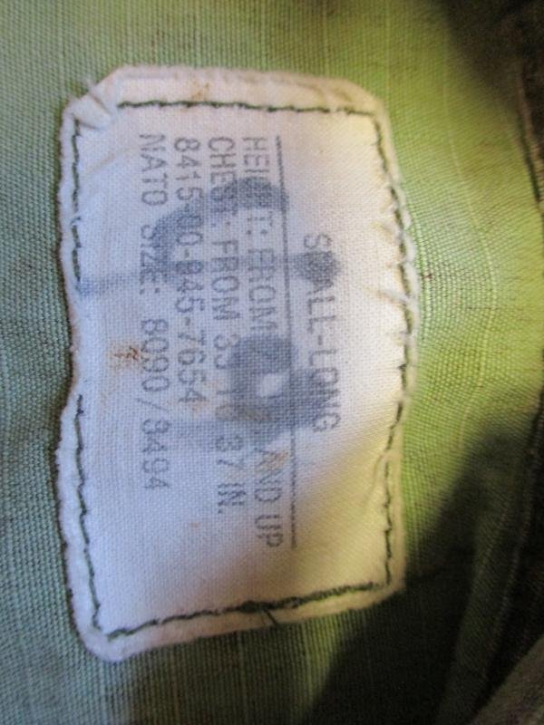 1979 US ARMY / USMC rdf VIETNAM WAR ERDL brown CAMO Jungle combat JACKET COAT — image 2