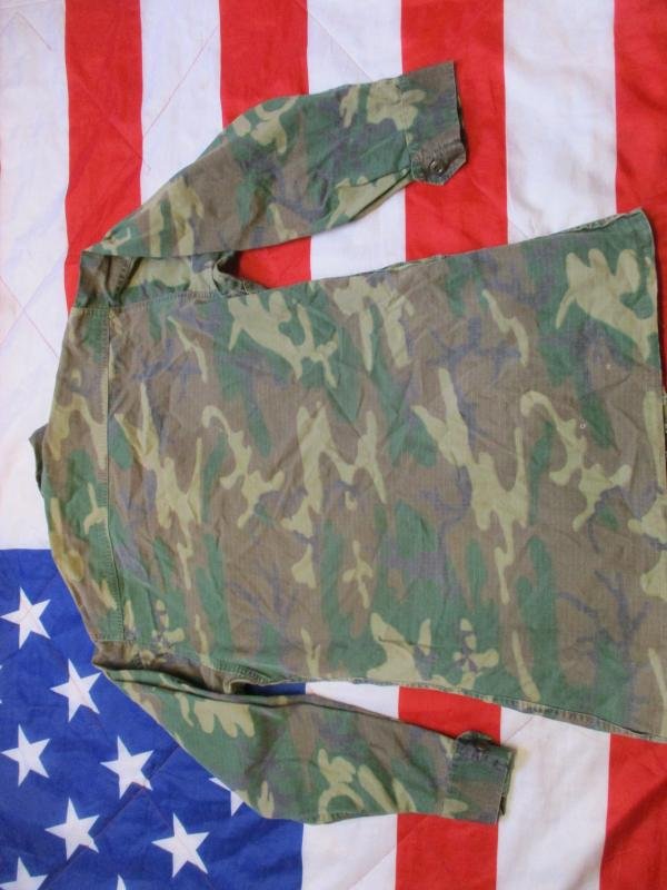 1979 US ARMY / USMC rdf VIETNAM WAR ERDL brown CAMO Jungle combat JACKET COAT — image 4