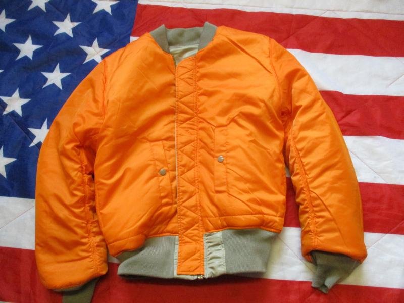 REAL ORIGINAL ALPHA INDUSTRIES USA MA1 bomber pilot JACKET COAT khaki tan SMALL new — image 4