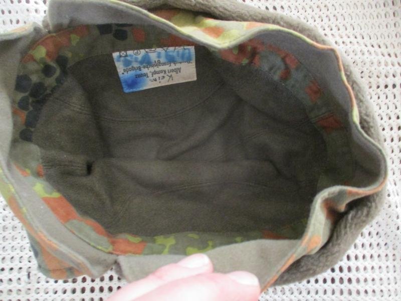 GENUINE GERMAN ARMY issue ARCTIC PATROL HAT CAP EARLY FLEKTARN CAMO 61CM L XL — image 4