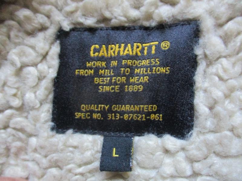 Vintage Carhartt US NAVY blue N1 N3 Sherpa DECK sheffield JACKET COAT large — image 2