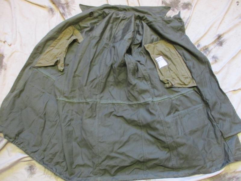1968 FRENCH ARMY OG GREEN BDU M65 COMBAT JACKET COAT medium NEW — image 3
