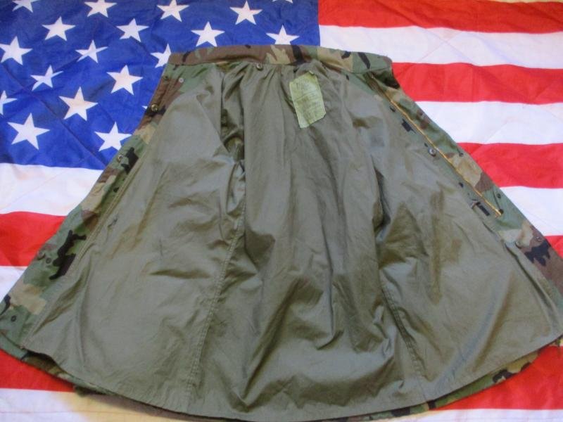 real 1985 US ARMY USA Issue WOODLAND CAMO CAMOUFLAGE M65 COAT COMBAT JACKET M-L — image 5