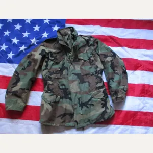 real 1985 US ARMY USA Issue WOODLAND CAMO CAMOUFLAGE M65 …