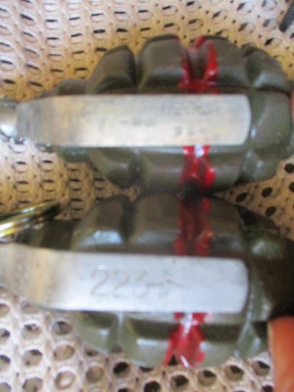 RUSSIAN F1 uzrgm 354 p-120 69 AND UZRGM 354 22-86 HAND GREANDE inert de-activated — image 2