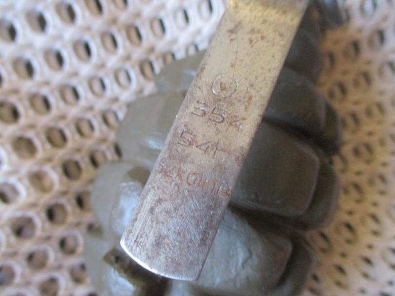 RUSSIAN F1 szk szkolne 54r 354 HAND GREANDE inert de-activated — image 2