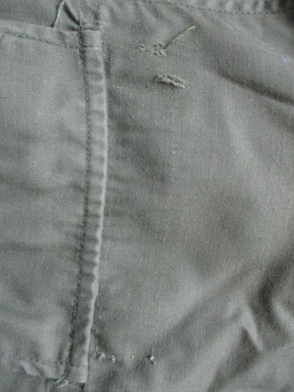 1974 ALPHA INDUSTRIES US ARMY / USAF ISSUE VIETNAM WAR OG 107 M65 COAT COMBAT jacket Medium Regular / LARGE — image 5