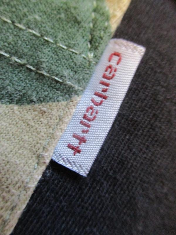 CARHARTT usa VIETNAM WAR erdl / m81 1981 woodland CAMO POCKET T SHIRT medium — image 3