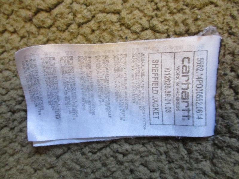 Vintage Carhartt US NAVY blue N1 N3 Sherpa DECK sheffield JACKET COAT medium — image 4