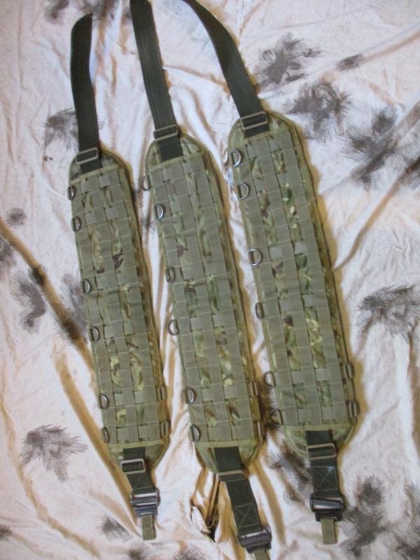 Old skool JAYJAYS of Brecon AIRBORNE MOLLE ROLL PIN belt HIPPO PAD WEBBING mtp — image 2