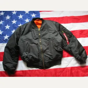 REAL ORIGINAL ALPHA INDUSTRIES USA MA1 bomber pilot JACKET COAT …