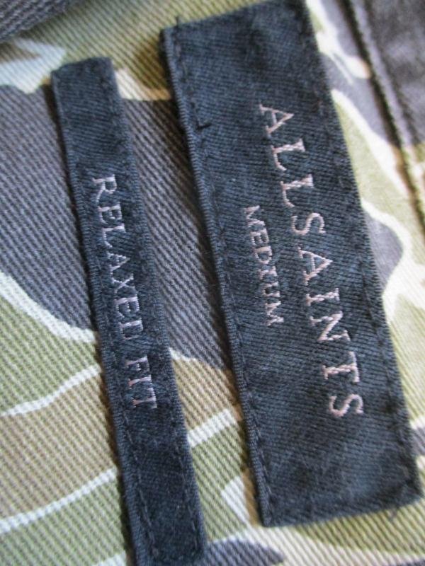 ALL SAINTS USSF vietnam war LATE WAR LLD tiger stripe jungle SHIRT medium LARGE — image 2