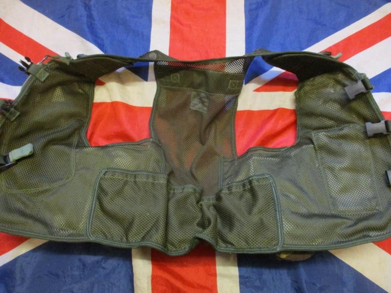 UK DPM camo PLCE OPS CTR CHEST WEBBING GP WAISTCOAT LBV VEST LBE 1990S era — image 4