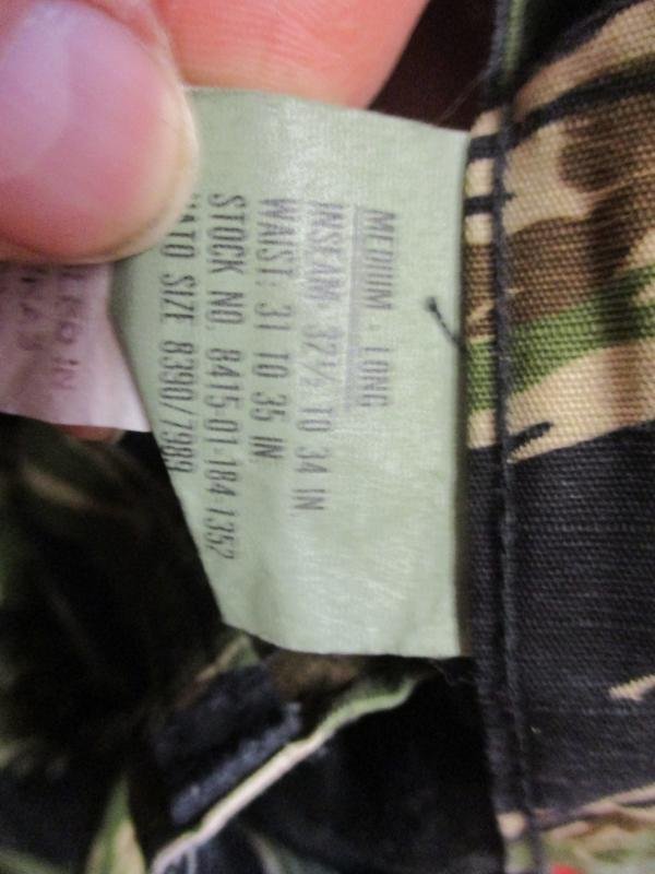 GENUINE TIGER STRIPE PRODUCTS USA TRU SPEC BDU combat PANTS TROUSERS VIETNAM WAR — image 5