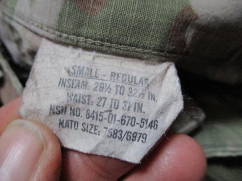 Latest usarmy issue JUNGLE HOT WEATHER combat TROUSERS PANTS scorpion camo S R — image 4