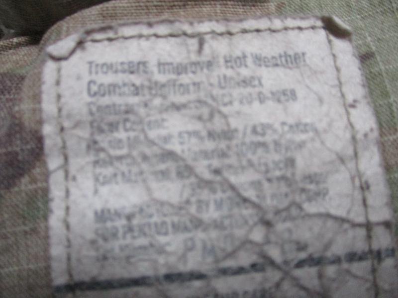 Latest usarmy issue JUNGLE HOT WEATHER combat TROUSERS PANTS scorpion camo S R — image 5