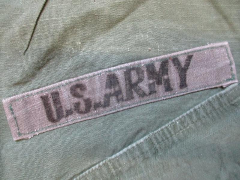 1969 VIETNAM WAR US ARMY SLANT POCKET OG107 Jungle combat JACKET real 101ST AIRBORNE DIVISION — image 3