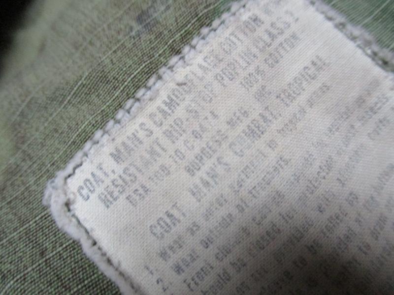 1970 VIETNAM WAR USMC us marines SLANT POCKET combat JACKET ERDL brown CAMO — image 4