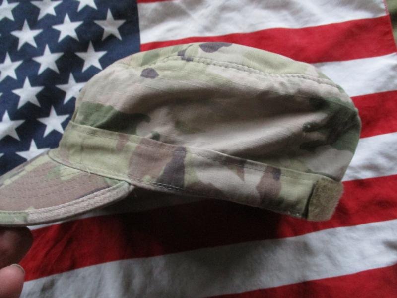 Genuine USA US issue BDU OCP COMBAT PATROL CAP HAT scorpion multicam MEDIUM — image 2