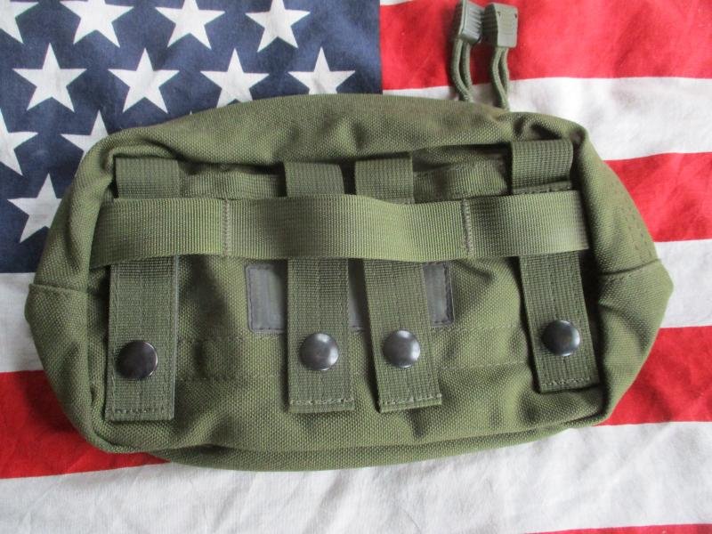 BLACKHAWK MOLLE medium UTILITY admin rear shooters belt POUCH uksf sas og green — image 3