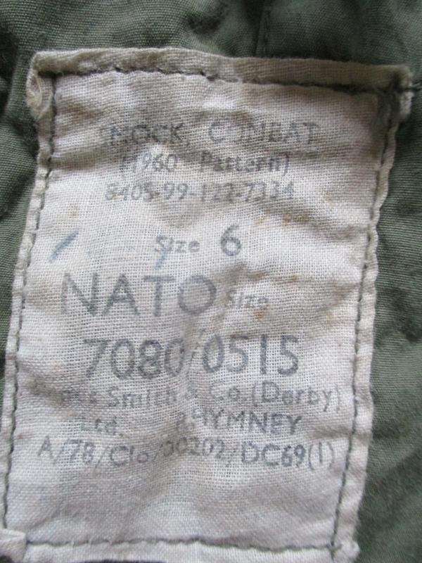 GENUINE BRITISH ARMY ISSUE p60 1960 pattern dpm COMBAT JACKET SMOCK size 6 — image 3