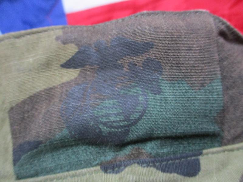 RARE GENUINE US MARINES USMC ISSUE 1979 RDF / VIETNAM WAR ERDL CAMO UTILITY CAP — image 4
