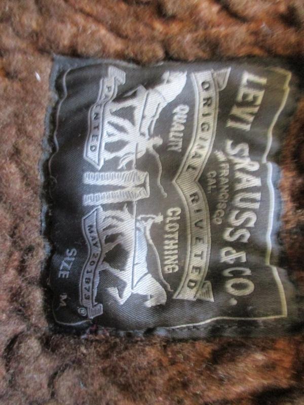 rare Vintage Fashion LEVIS ww2 US NAVY N1 N3 wool Sherpa DECK JACKET COAT medium — image 4