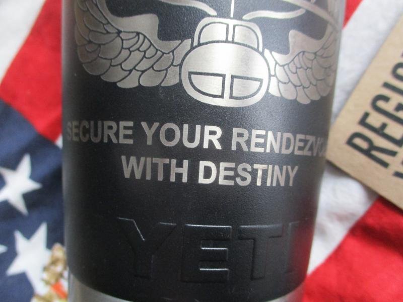 GENUINE yeti THERMAL MUG USA US 101st AIRBORNE DIVISION air assault — image 4