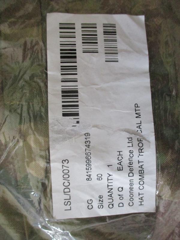 NEW GENUINE issue UK MTP MULTICAM BUSH BOONIE JUNGLE DESERT HAT 60 CM large - xl — image 2